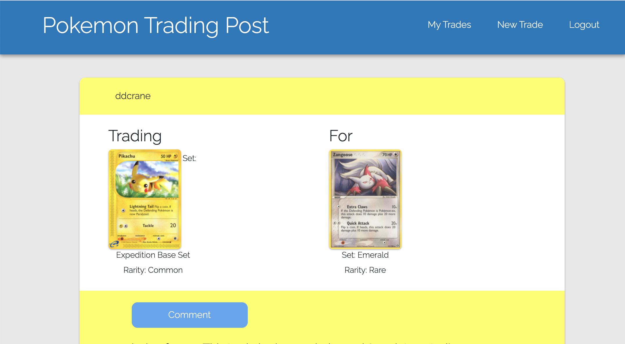 Pokemon Trading Post